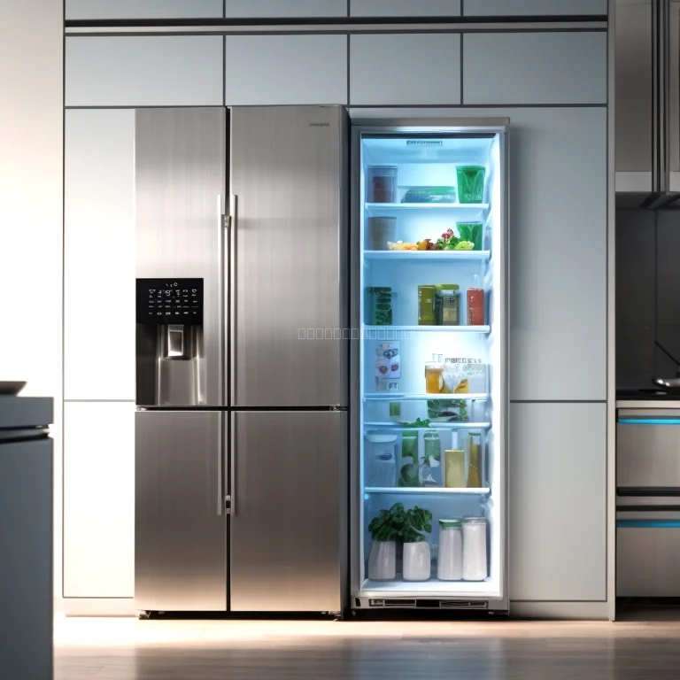 AI Kühlschrank frontalansicht